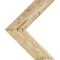 Ekena Millwork 13"W x 16"H x 3/4"D Vintage Farmhouse 3 1/2" Chevron, Barnwood Decor Collection, Chalk Dust White DECR13X16X075CHVWH - alternate 4